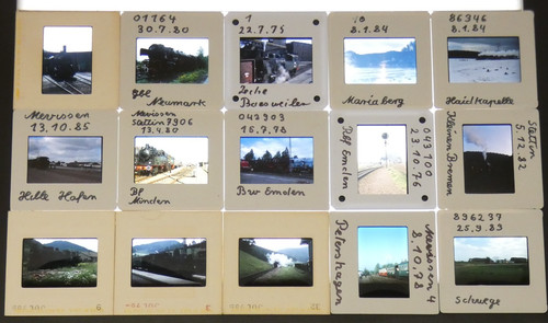 Slides various steam - of,
