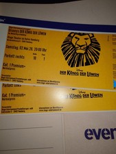 2x Der König der Löwen Kat.1