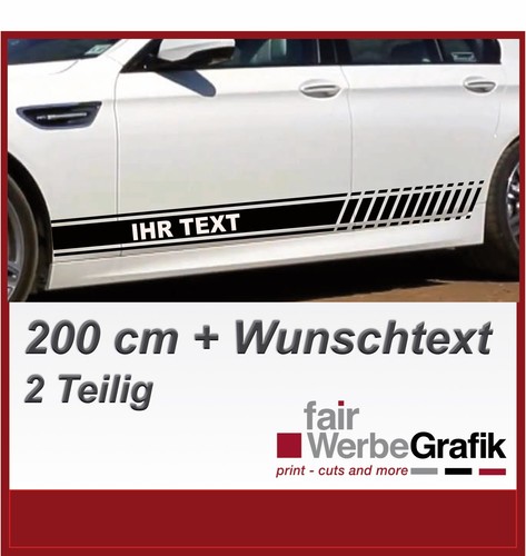 Rennstreifen seitenaufkleber - rennstreifen,
