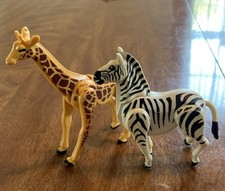 Playmobil Zebra And Giraffe