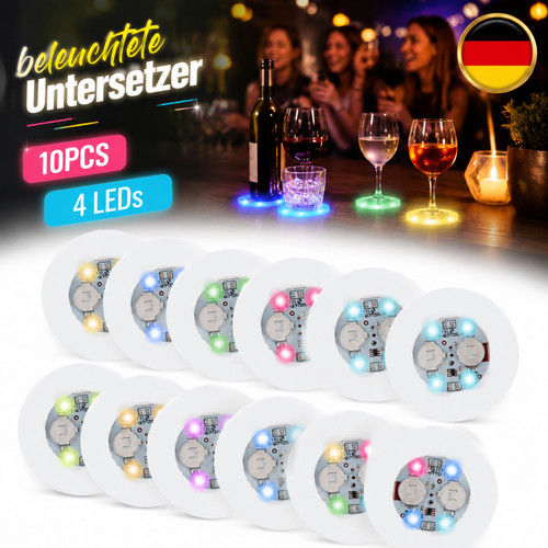 Stück rgb led untersetzer - rgb,