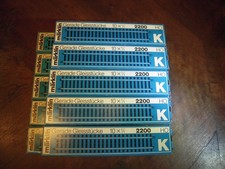 Märklin 2200- 10 Stk. gerades K-Gleis H0- OVP- Länge 180 mm- guter Zustand!