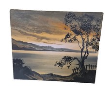 Vintage Öl auf Leinwand