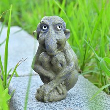 Garten steinfigur troll - garten,