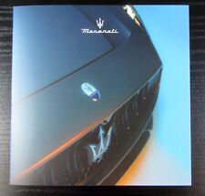 MASERATI ÜBERSICHT, Broschüre, Prospekt, TOP ZUSTAND, SEHR SCHÖN!!!