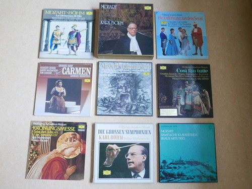 31x mozart konvolut opern - lp,