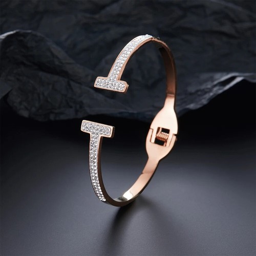 Edelstahl armreif 18k - armreif,