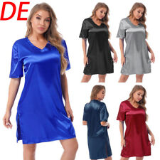 DE Damen Nachthemd Kurzarm