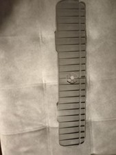 Spülbecken Schutzmatte Mit Wasserablauf in Grau aus Gummi