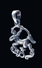 Silber Anhänger Schütze 925 er Sterling Sternzeichen Silberschmuck Stern Pfeil