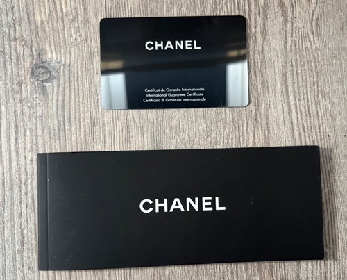 Chanel garantiekarte und - chanel,