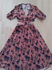 Damen Sommer Midi Kleid Cut