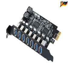USB 3.0 PCI Express Erweiterungskarte 7 Port 5 Gbps Hochgeschwindigkeits