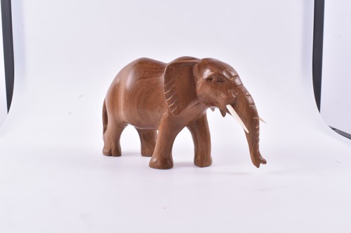 Elefant holzfigur geschnitzt - geschnitzt,