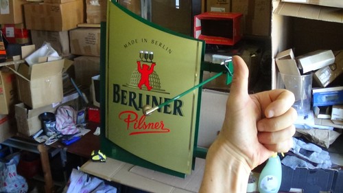 Berliner pilsner leuchtreklame - berliner,