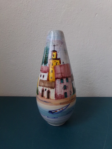 Vase keramik 50er jahre gem - keramik,