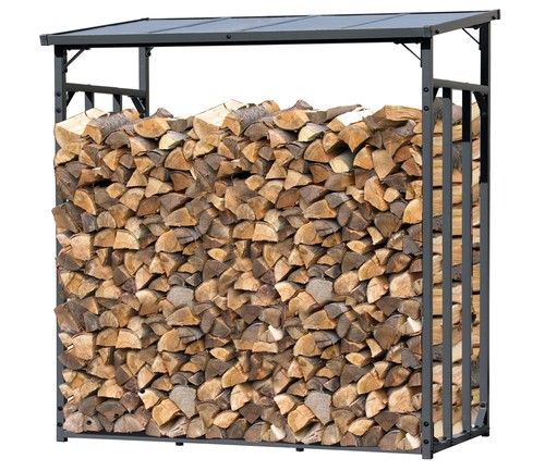 Metall kaminholzregal - metall,