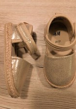 Babyschuhe gr. 20 - 21, gold