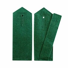 Schützenverein Schulterklappen Spitze Form (grün, blau, rot oder schwarz)