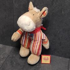 Sigikid Pferd Pony Plüsch Esel Kuscheltier Rot Beige Bunt Ca. 25cm Groß 