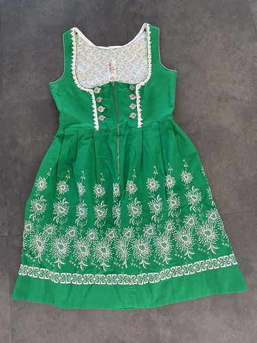 Top rose dirndl grün - rose, weiß