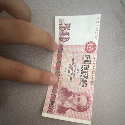 Ddr mark banknote schein - ddr, banknote/schein