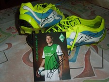 Werder Bremen Sebastian Prödl original Autogramm handsignierte Fußballschuhe