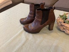 TOP ? PAUL GREEN Stiefelette Damen Gr. 39, UK 6 braun NP 160€ Leder