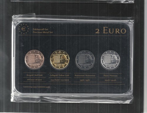 Luxemburg prestige metal - €,