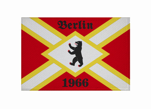 Aufnäher berlin 1966 fahne - aufnäher,