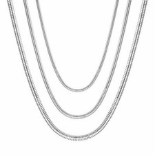 Schlangenkette Silber