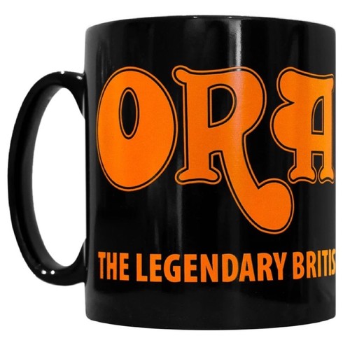 Orange kaffeebecher schwarz - kaffeebecher,