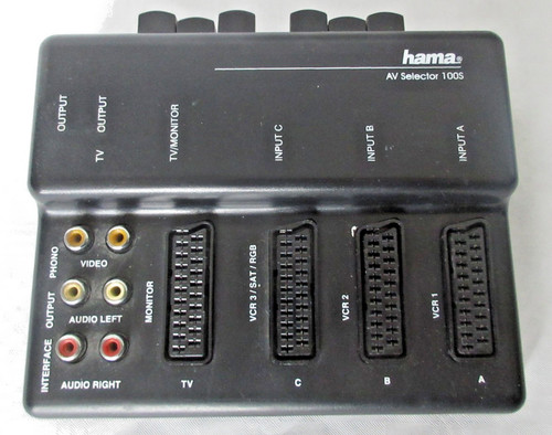 Hama scart umschaltpult 100 - scart-umschaltpult, av