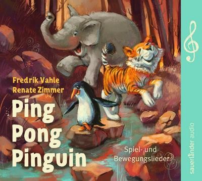 Ping pong pinguin - pong, spiel-