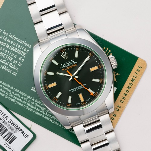 2010 rolex milgauss 116400gv - rolex,