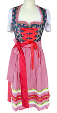 Dirndl, blau, rot Waschdirndl