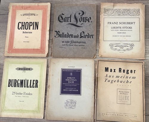 Alte notenhefte für klavier - 6,