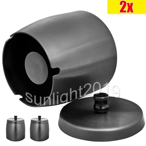 Set edelstahl aschenbecher - set,