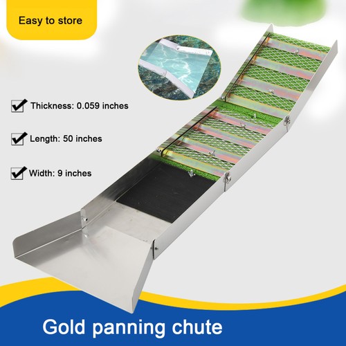 Faltbar goldwaschrinne aus - faltbar,