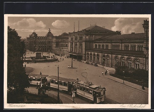 Hannover bahnhof - hannover,, am
