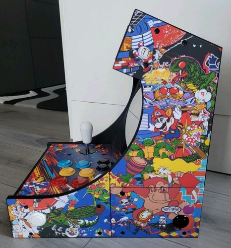 Retro arcade desktop machine - retro,