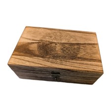 Holzkiste holzbox mit deckel - holzkiste,