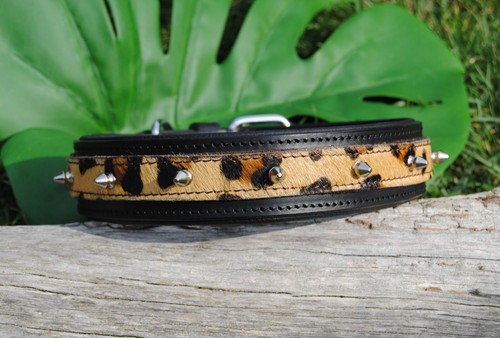 Lederhalsband schwarz