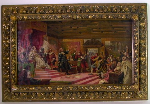 Historiengemälde kanzler - -,