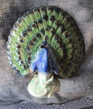 Pfau, unter Glasur gemarkt 