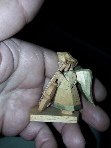 Alte holz figur - figur, cello