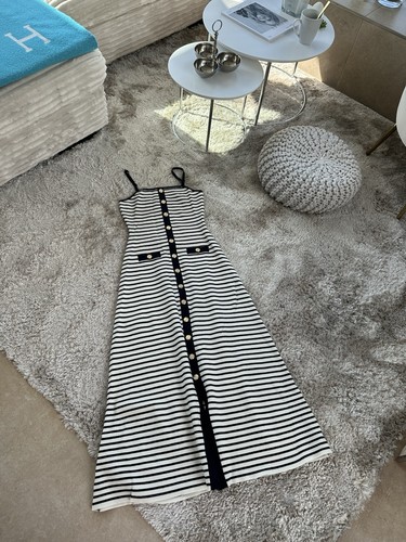 Maje kleid maxi 38 weiß - kleid,,