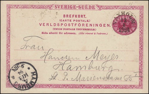 Postkarte sverige suede - p, 20