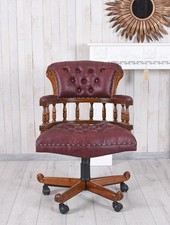 Bürostuhl Office captains chair Ledersessel Bibliotheksessel Schreibtischsessel