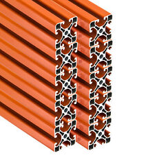 Aluprofil 40x40 10 Stab 2m Aluminium Profil Nut 8 Alu Konstruktionsprofil Orange